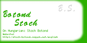 botond stoch business card